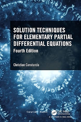 Solution techniques for elementary partial differential equations vignette