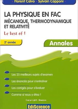 Mécanique, thermodynamique, relativité vignette