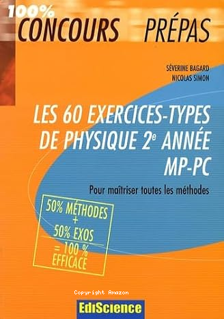 Les 60 exercices-types de physique 2e année vignette