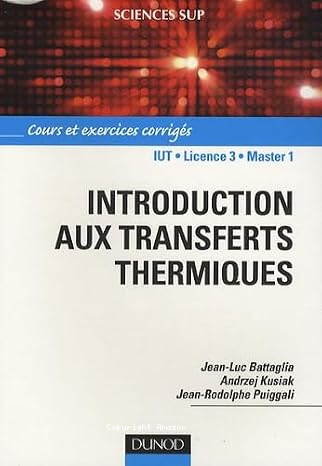 Introduction aux transferts thermiques vignette