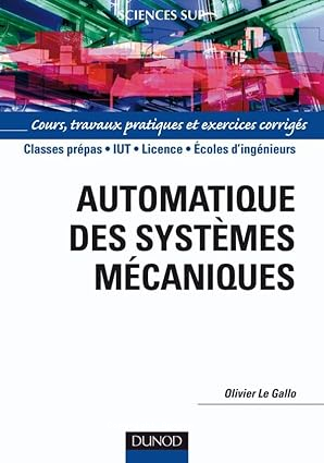 Automatique des systèmes mécaniques vignette
