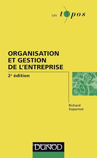 Organisation et gestion de l'entreprise vignette