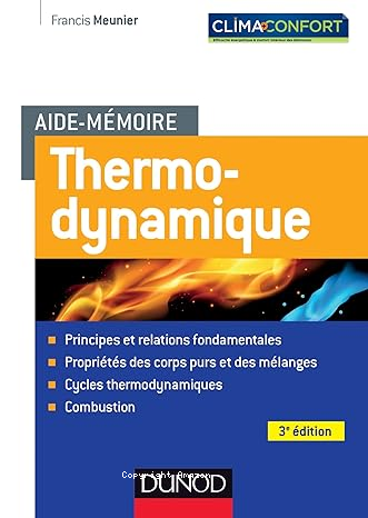 Aide mémoire de thermodynamique vignette