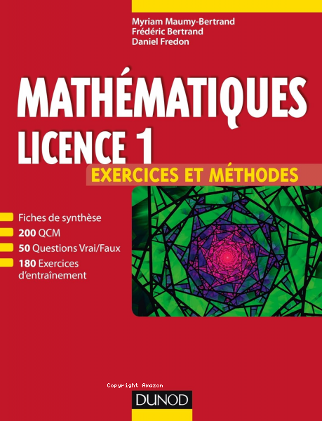 Mathématiques Licence 1 vignette