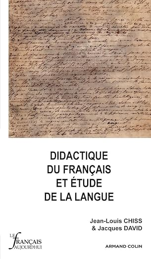 Didactique du français et étude de la langue vignette