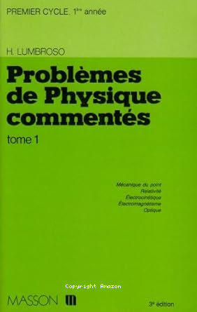 Problèmes de physique commentés vignette