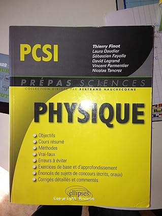 Physique PCSI vignette
