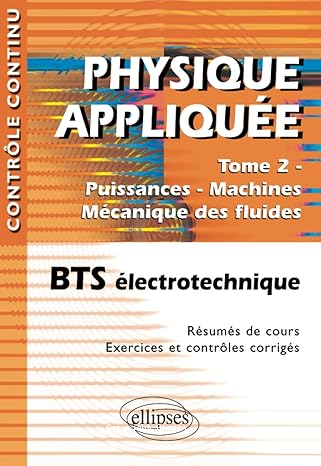 Physique appliquée - BTS électrotechnique - Tome 2 vignette