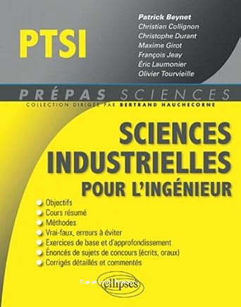 Sciences industrielles pour l’ingénieur vignette