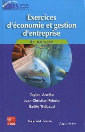 Exercices d'économie et gestion d'entreprise vignette