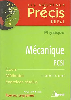 Mécanique, PCSI vignette