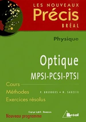 Optique, MPSI-PCSI-PTSI vignette