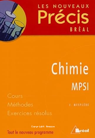 Chimie, MPSI vignette
