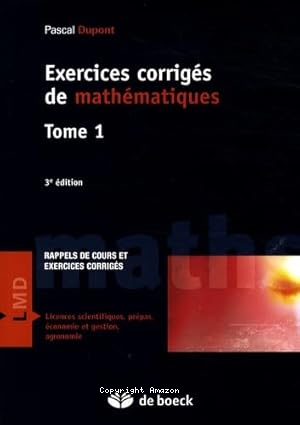 Exercices corrigés de mathématiques vignette