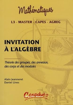 Invitation à l'algèbre vignette