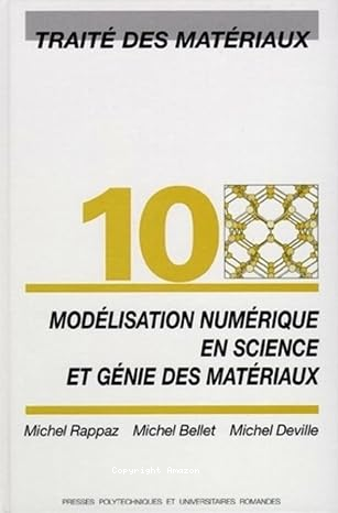 Modélisation numérique en science et génie des matériaux vignette