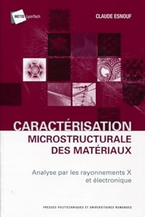Caractérisation microstructurale des matériaux vignette