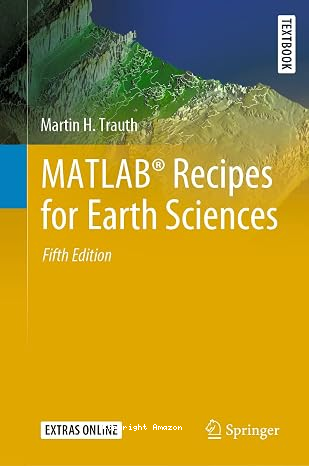MATLAB® Recipes for earth sciences vignette
