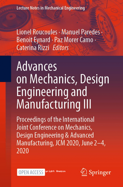 Advances on Mechanics, Design Engineering and Manufacturing III vignette