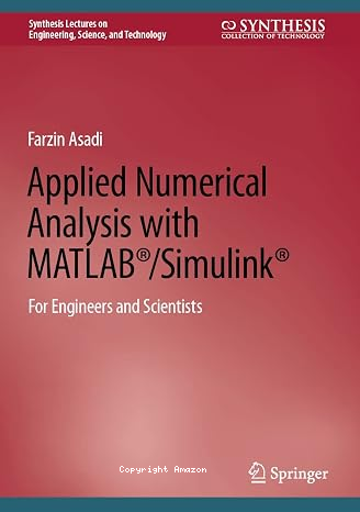 Applied numerical analysis with MATLAB®/Simulink® vignette