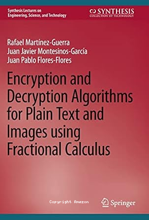Encryption and decryption algorithms for plain text and images using fractional calculus vignette